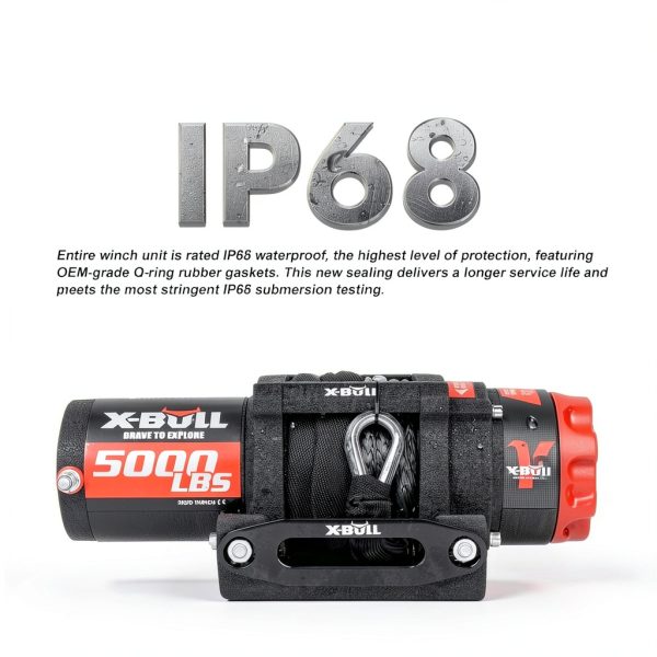 X-BULL 13000 lbs Winch IP68 Waterproof Heavy Duty-1