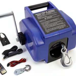 Fiveshow Trailer Winch 2000 lbs Marine-Grade Durability-0