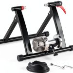 Yaheetech Fluid Bike Trainer Black Alloy Steel-0