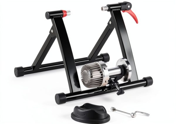 Yaheetech Fluid Bike Trainer Black Alloy Steel-0