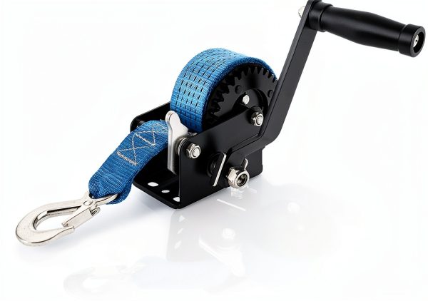 Boat Trailer Winch CAO LEI 800lb Heavy Duty Black-0