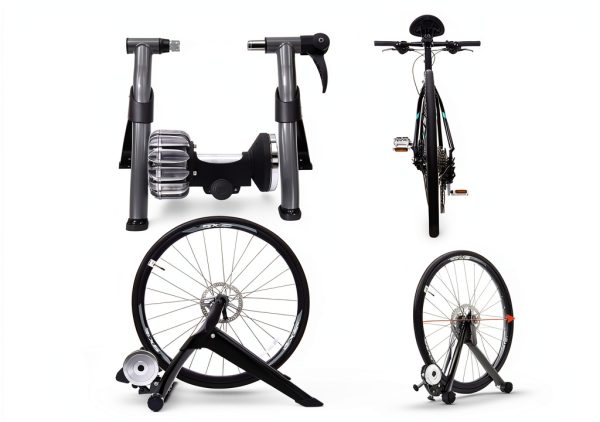 Sportneer Fluid Bike Trainer Stainless Steel-1