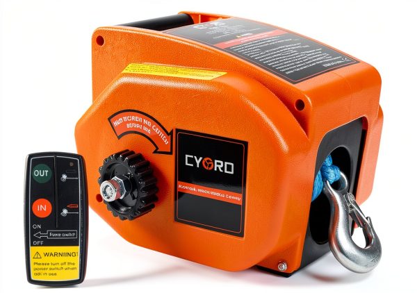 Cygrd Electric Winch Orange Boat Trailer Winch-0