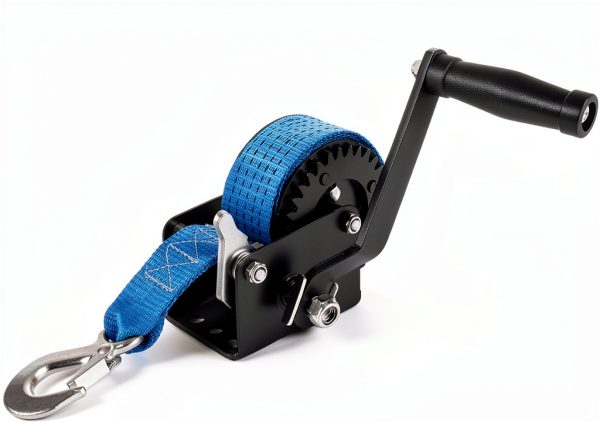 Boat Trailer Winch CAO LEI 800lb Heavy Duty Black-2