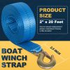 Aniterbo Boat Winch Strap Blue 11,000 lbs-1