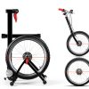 Yaheetech Fluid Bike Trainer Black Alloy Steel-2