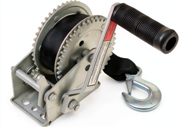 T-H Marine Trailer Winch Steel Aluminum 2000lb-0