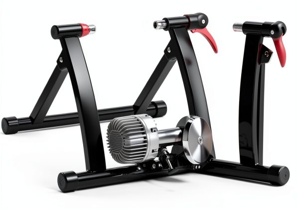 Yaheetech Fluid Bike Trainer Black Alloy Steel-8