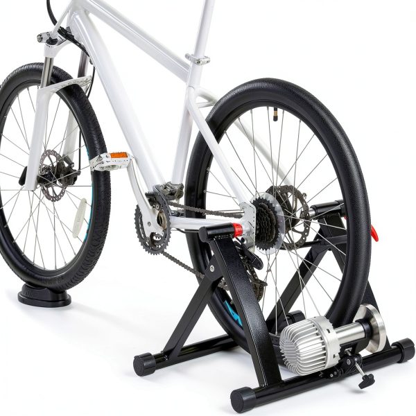 Yaheetech Fluid Bike Trainer Black Alloy Steel-6