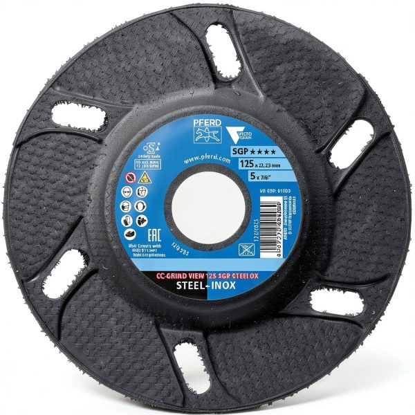 Pferd CC-Grind® View Grinding Disc 5" x 7/8" Ceramic – Pack of 10-1