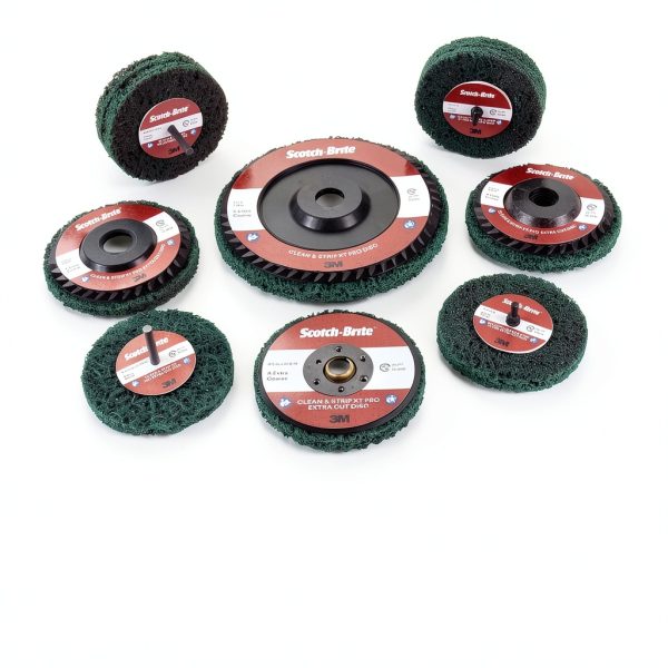 3M Scotch-Brite Clean and Strip XT Pro Extra Cut Disc Green 4-1/2 in-6
