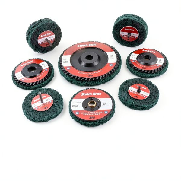3M Scotch-Brite Clean and Strip XT Pro Extra Cut Disc Green 4-1/2 in-8